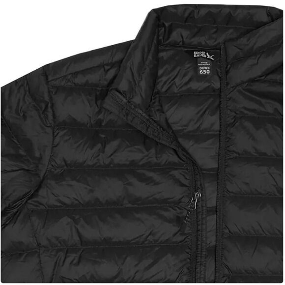 Eddie Bauer Men's Packable Down Jacket Microlight Black Small NWT - Picture 6 of 14